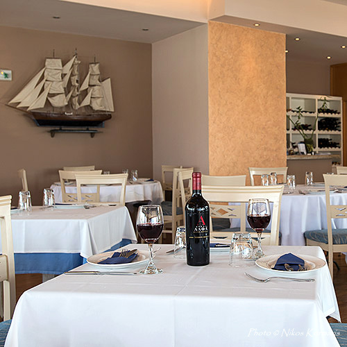 Olympia Mare restaurant,Gouvia marina, Corfu island Greece